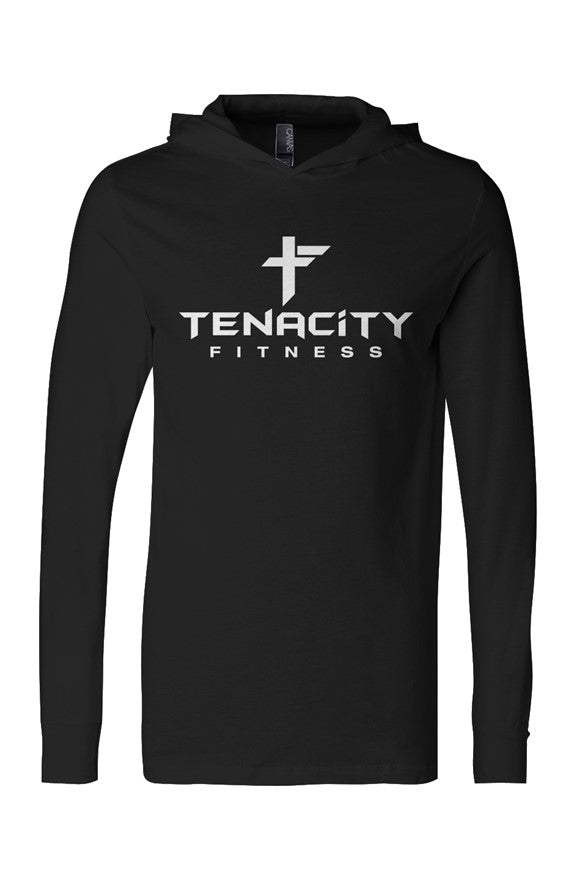 Jersey Hooded Long Sleeve Tee