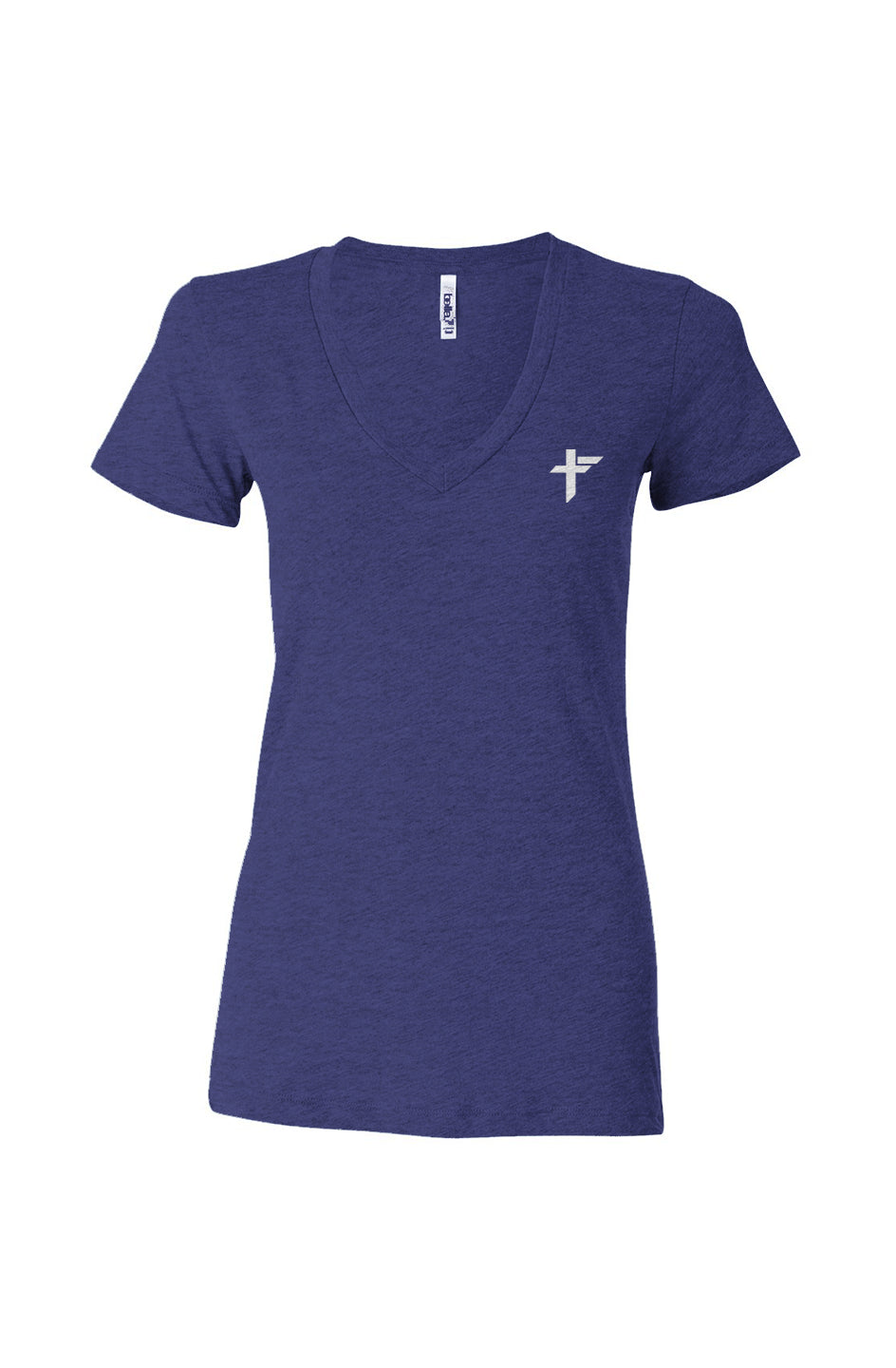 Women’s Triblend Deep V-Neck Tee